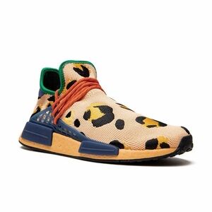 Adidas Pharrell Williams Human Race NMD “Leopard Yellow” Size 7 Unisex Sneakers